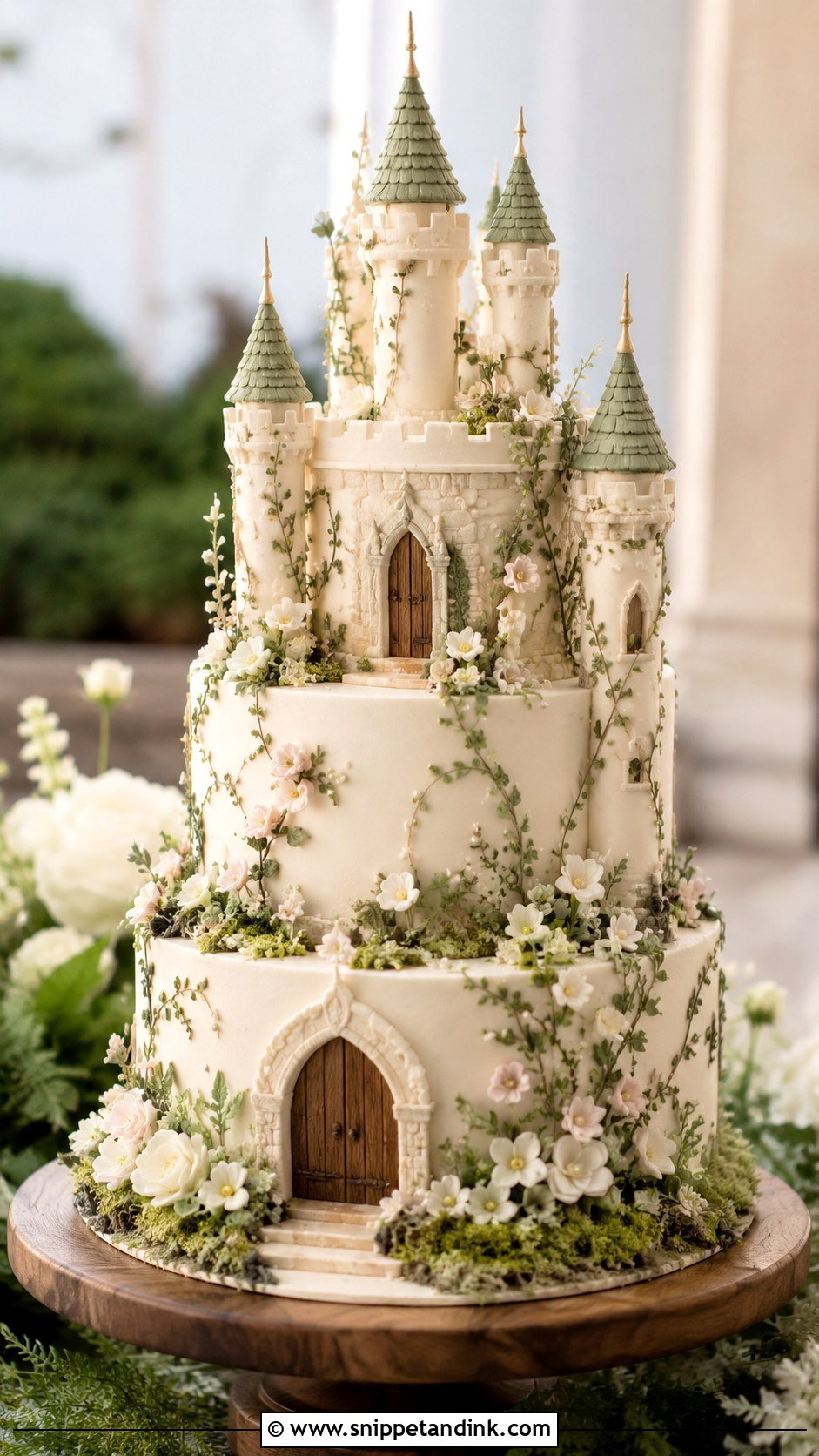 Enchanted Castle Wedding Cake - Snippet and Ink - 20 Castle Cakes for Wedding