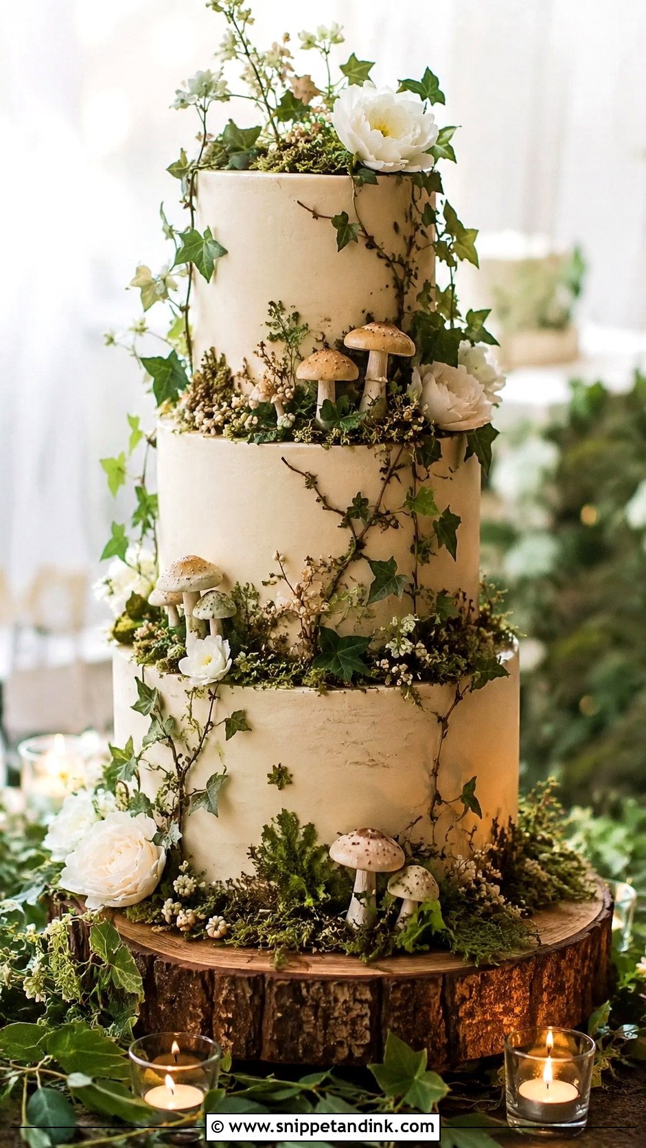 Enchanted Forest Wedding Cake - Snippet and Ink - 20 Enchanted Theme Cake Ideas for Wedding