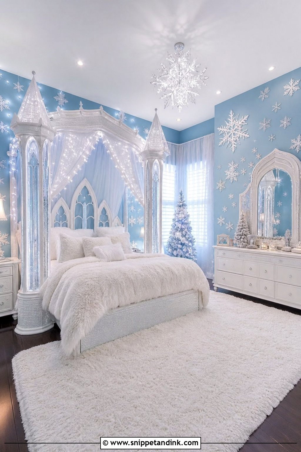 Enchanting Frozen Wonderland - Snippet and Ink - 25 Disney Bedroom Ideas for Magical Spaces