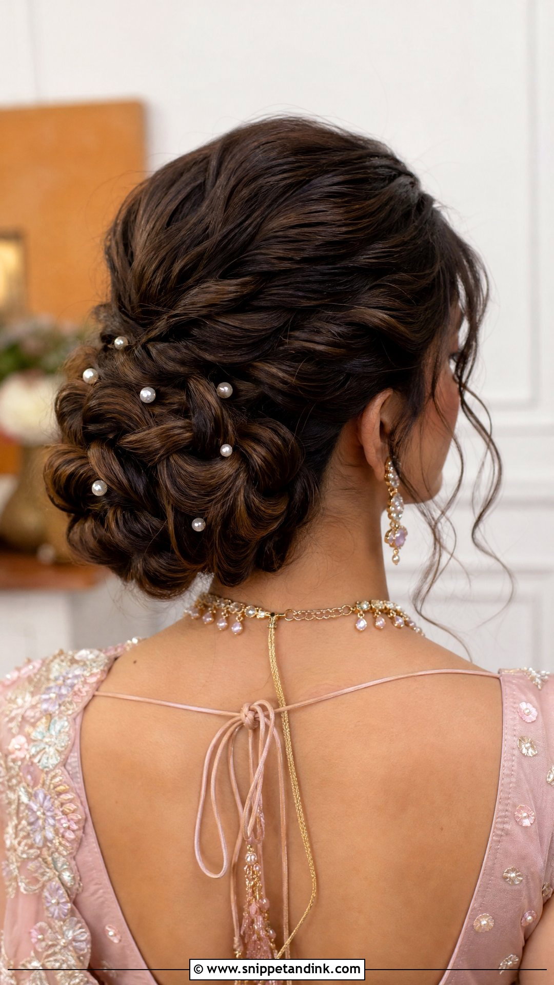 Engagement Braided Bun - Snippet and Ink - 15 Engagement Hairstyles Tutorial
