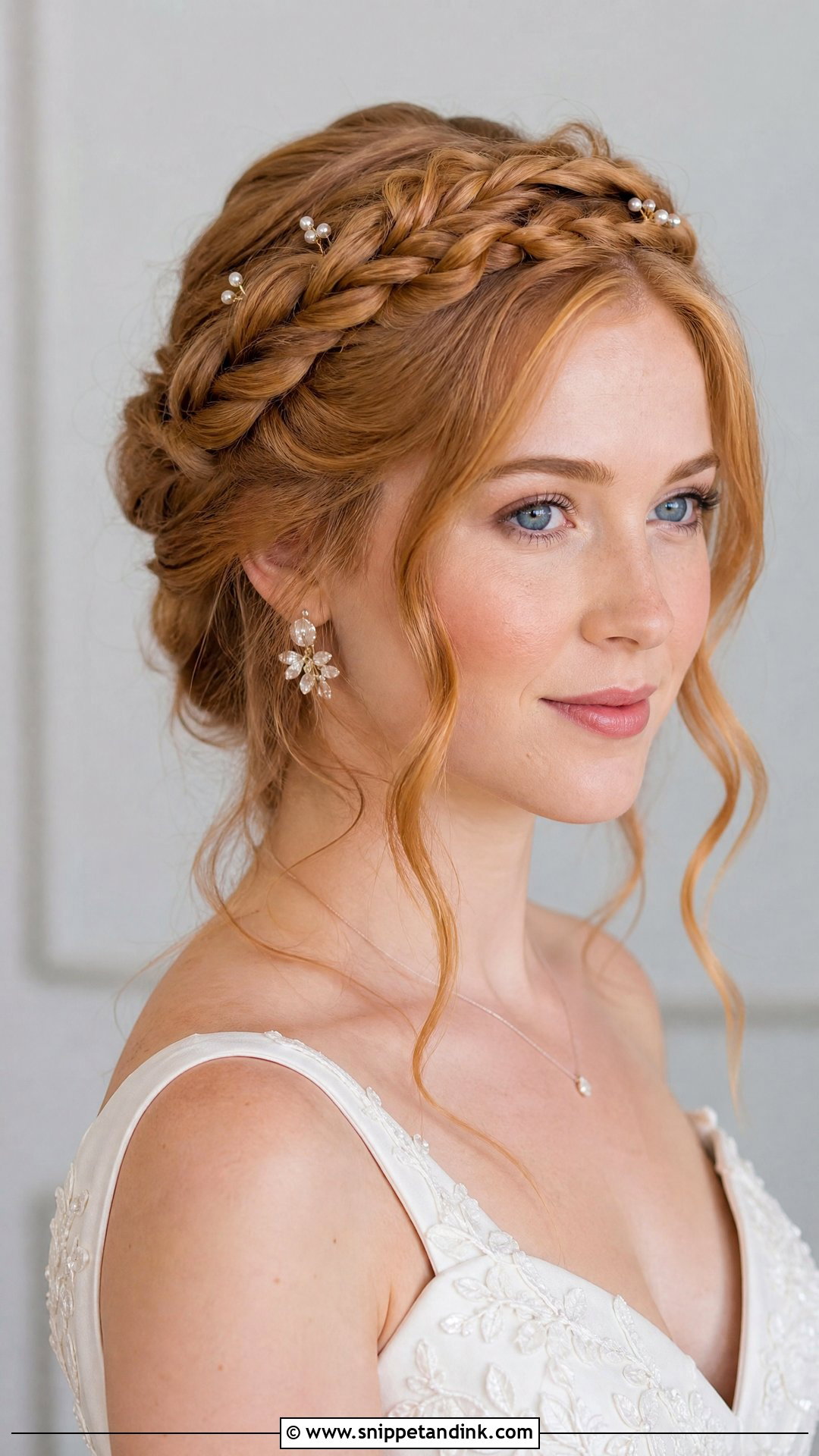 Engagement Crown Braid - Snippet and Ink - 15 Engagement Hairstyles Tutorial