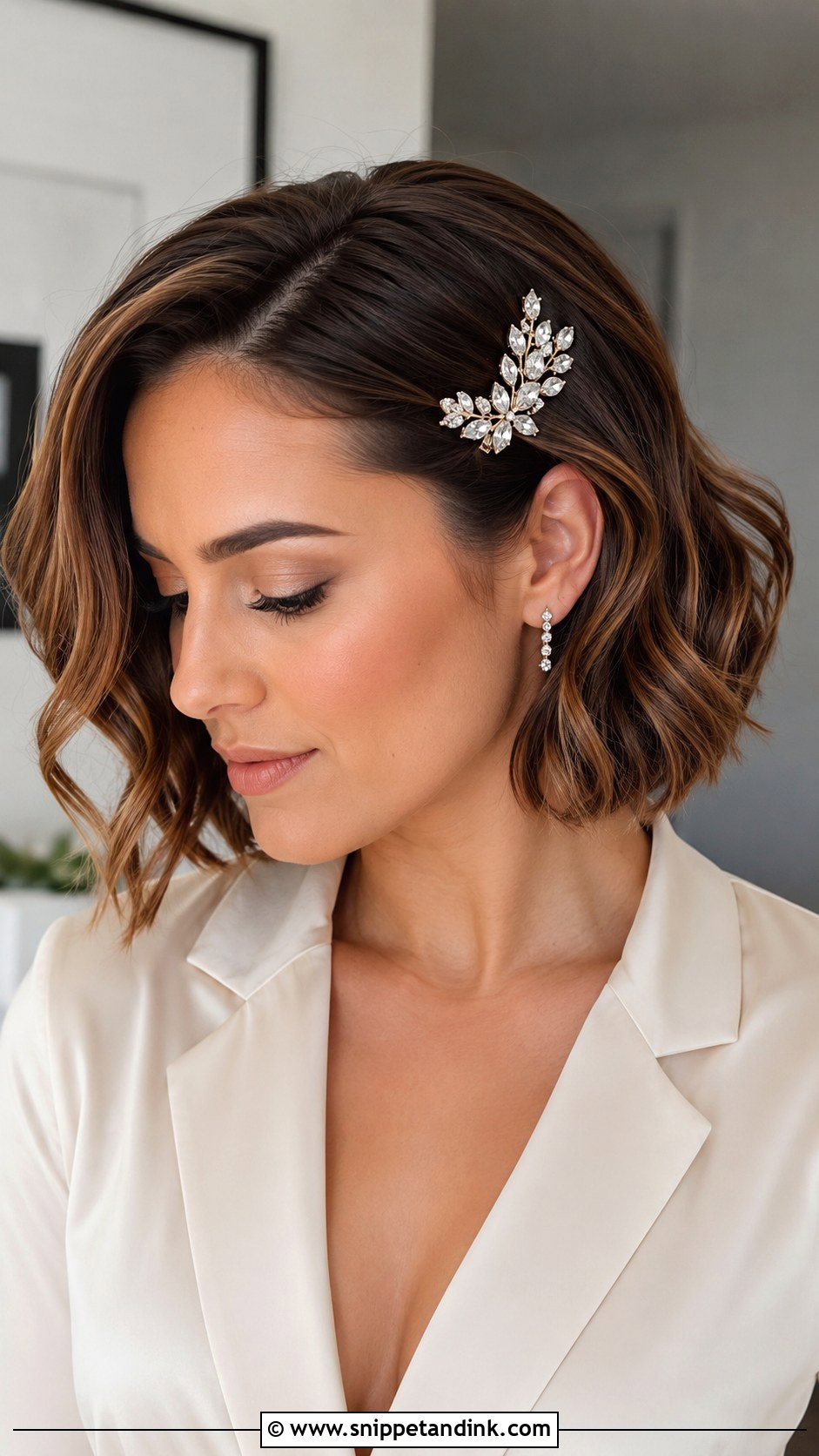 Engagement Hairstyle For Short Hair - Snippet and Ink - 20 Hairdo for Engagement Ideas