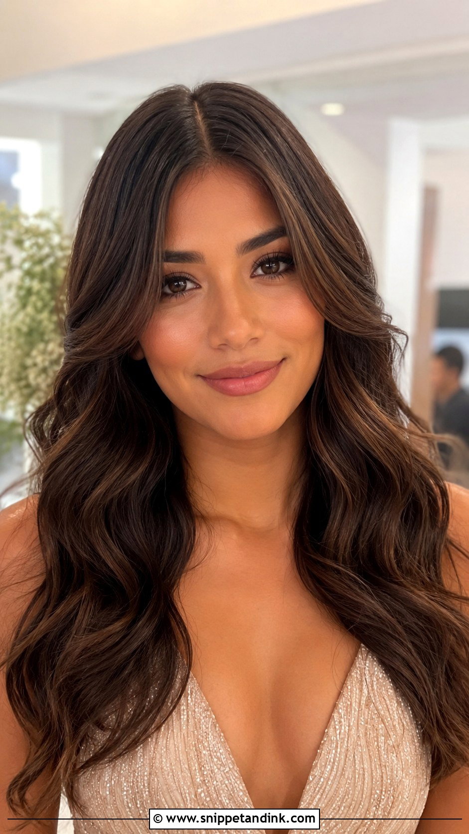 Engagement Hairstyle Soft Waves - Snippet and Ink - 20 Hairdo for Engagement Ideas