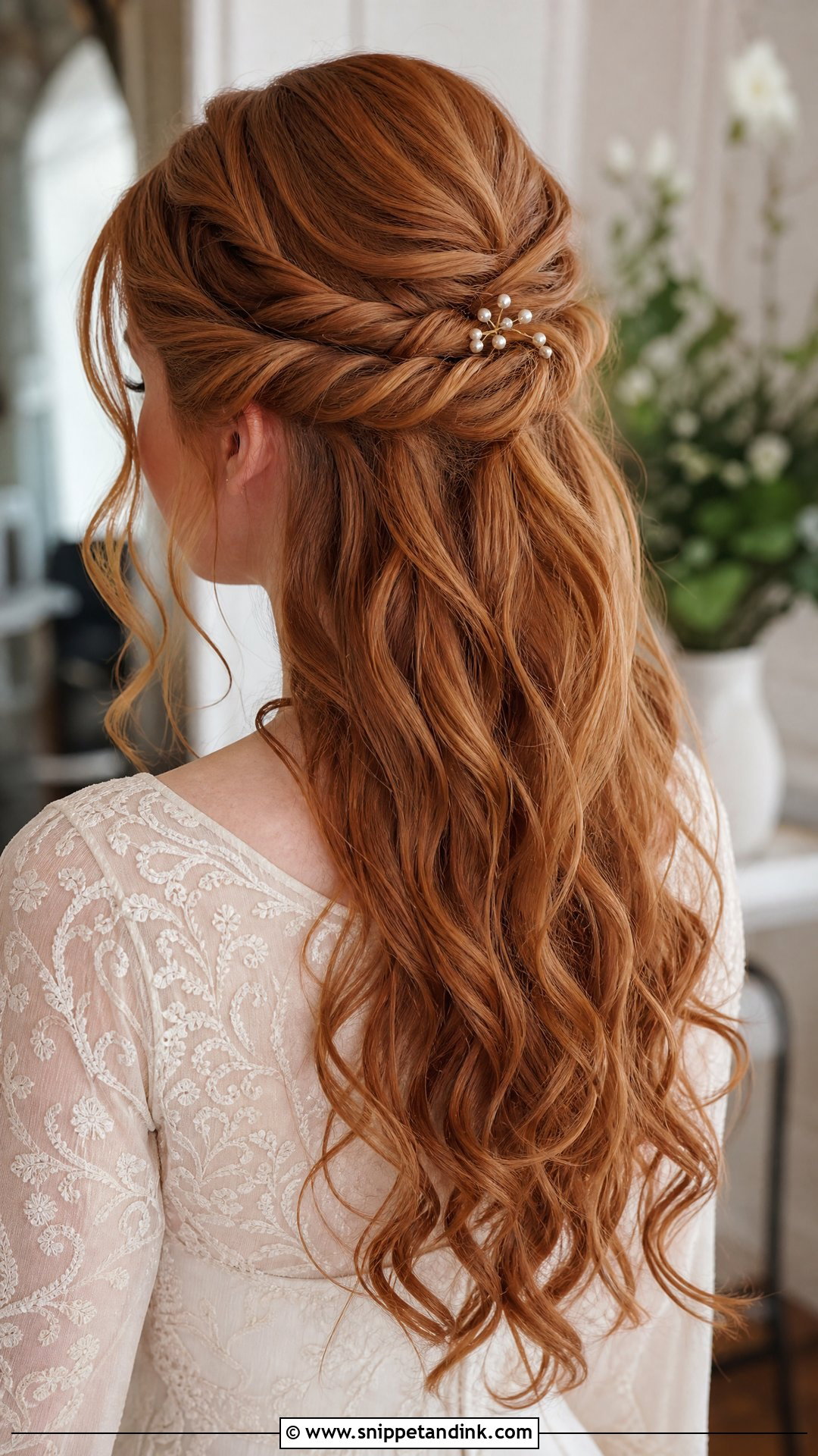 Engagement Half Updo - Snippet and Ink - 15 Engagement Updo Hairstyles