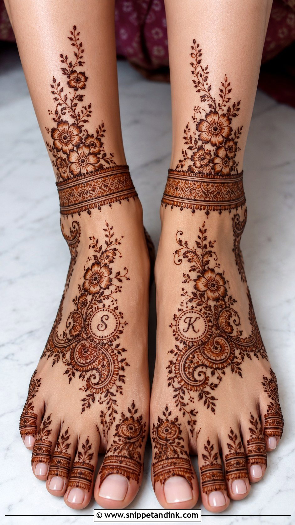 Engagement Legs Mehndi Design - Snippet and Ink - 35 Legs Mehndi Design Ideas