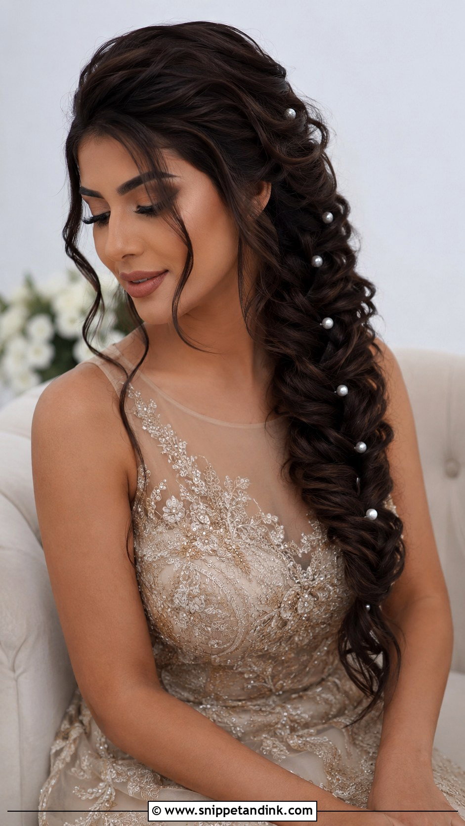 Engagement Long Braid - Snippet and Ink - 20 Bridal Hairstyles for Engagement