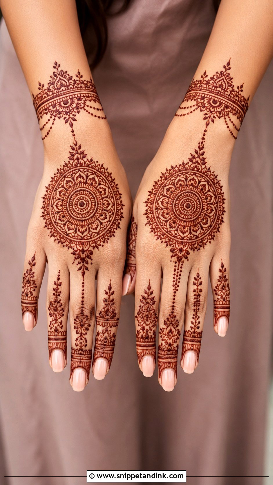 Engagement Mandala Mehndi Design - Snippet and Ink - 35 Mandala Mehndi Design Ideas