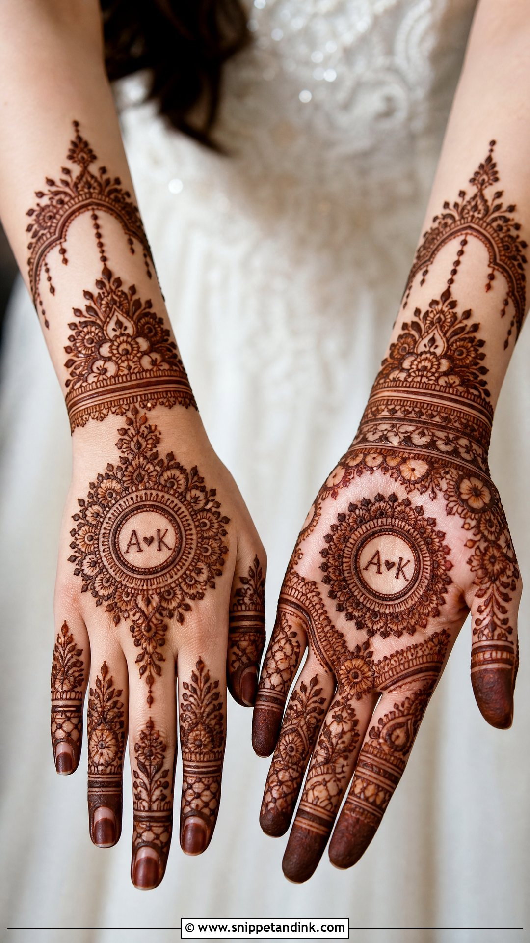 Engagement Mehendi Design For Both Hands - Snippet and Ink - 30 Engagement Mehendi Design Hands Ideas