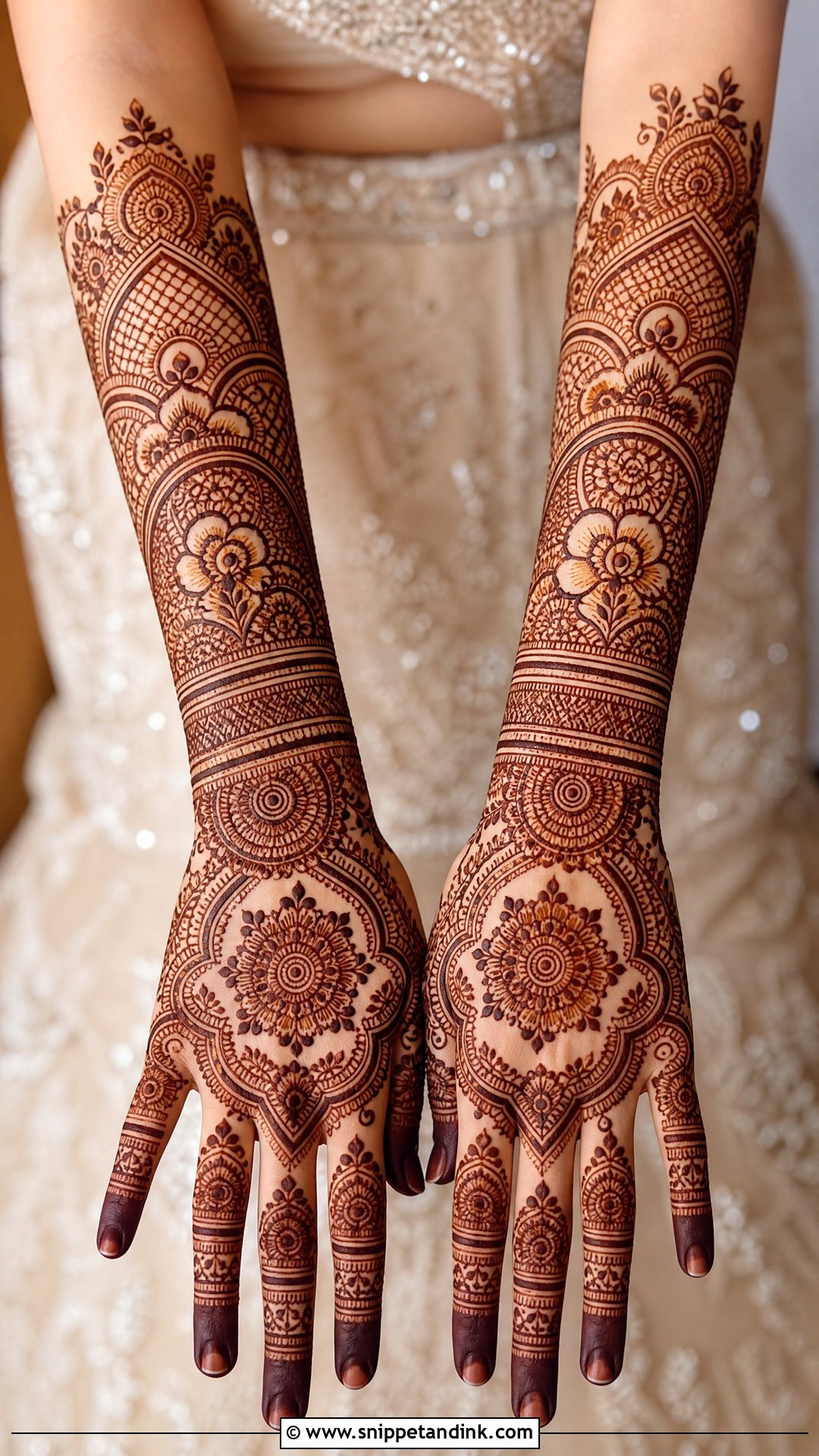 Engagement Mehendi Design For Long Hands - Snippet and Ink - 30 Engagement Mehendi Design Hands Ideas