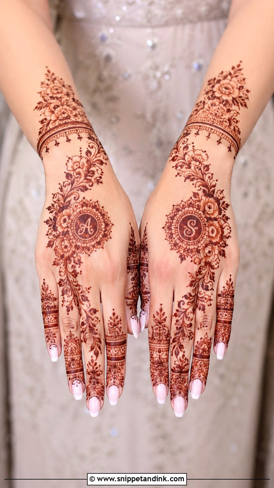 Engagement Mehndi Design - Snippet and Ink - 35 Mehndi Designs 2025