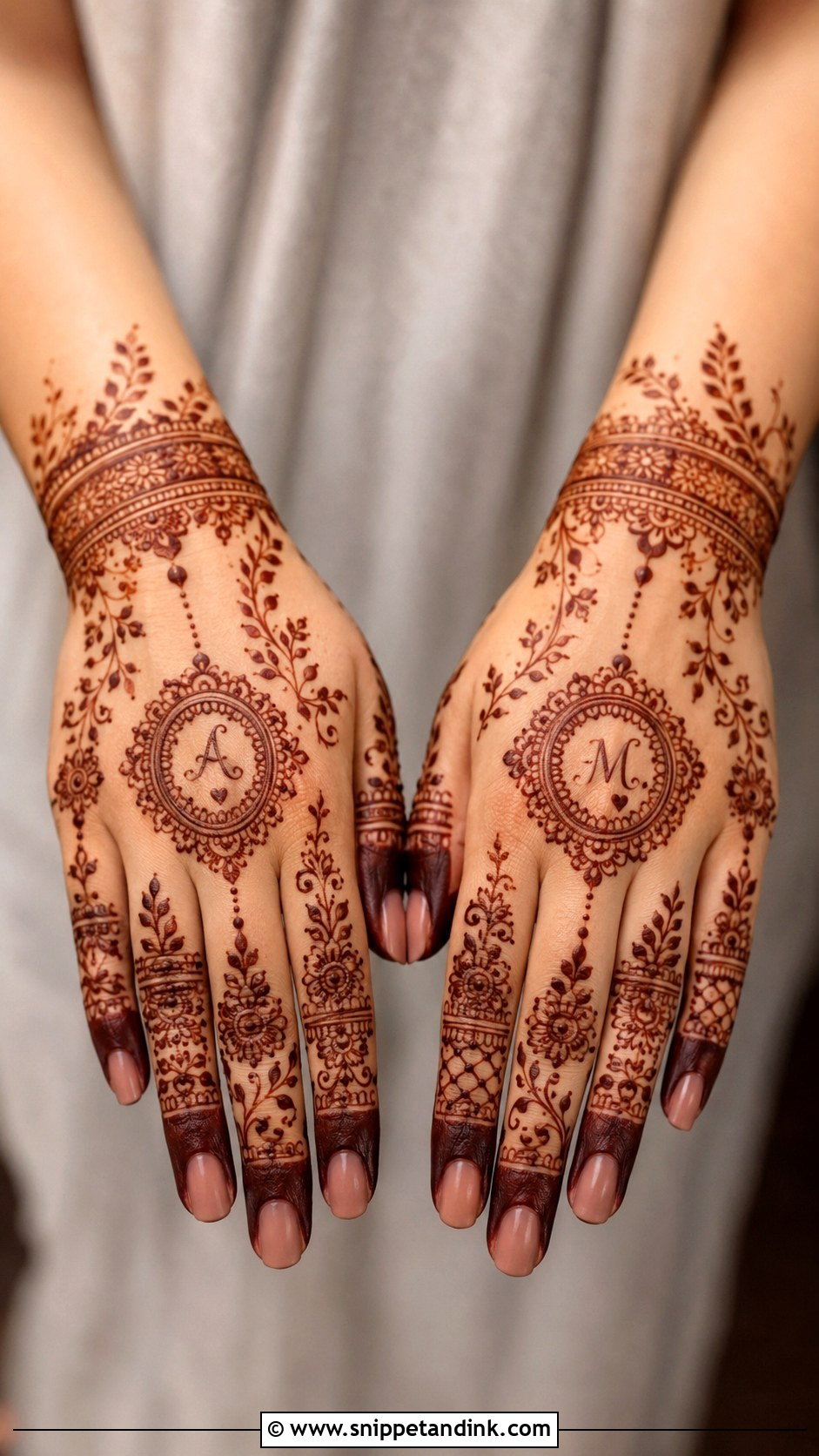 Engagement Mehndi Design - Snippet and Ink - 35 Beautiful Mehndi Design Ideas