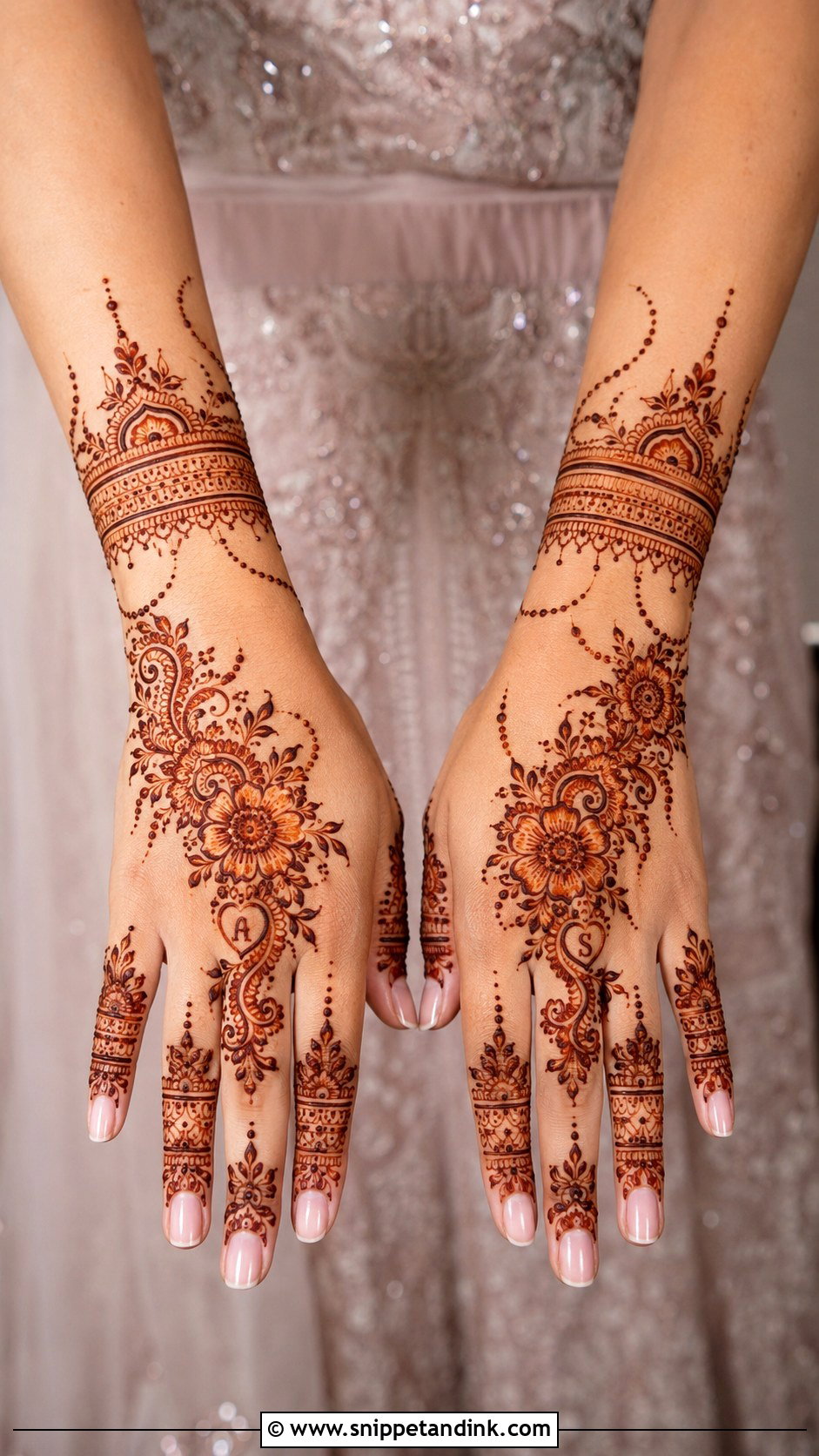 Engagement Mehndi Design - Snippet and Ink - 35 Mehndi Art Designs