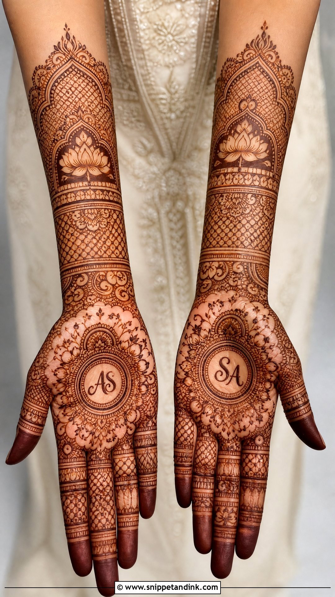 Engagement Mehndi Design For Bride - Snippet and Ink - 30 Engagement Mehndi Design Ideas