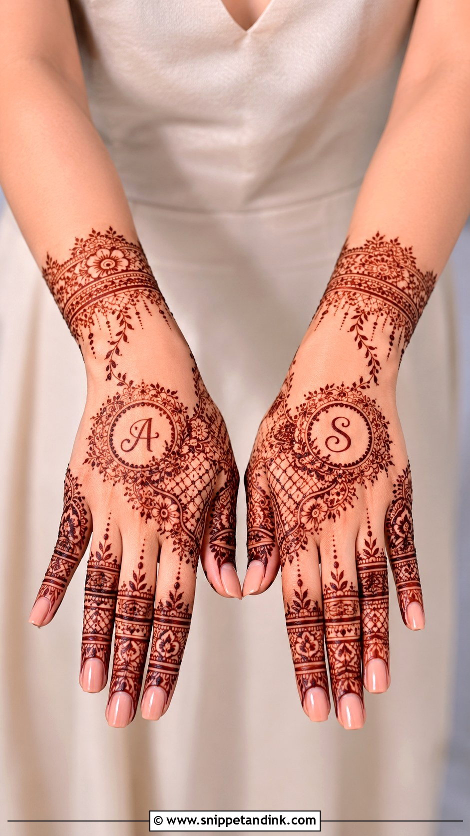Engagement Mehndi Design For Bride - Snippet and Ink - 35 Trendy Mehndi Designs