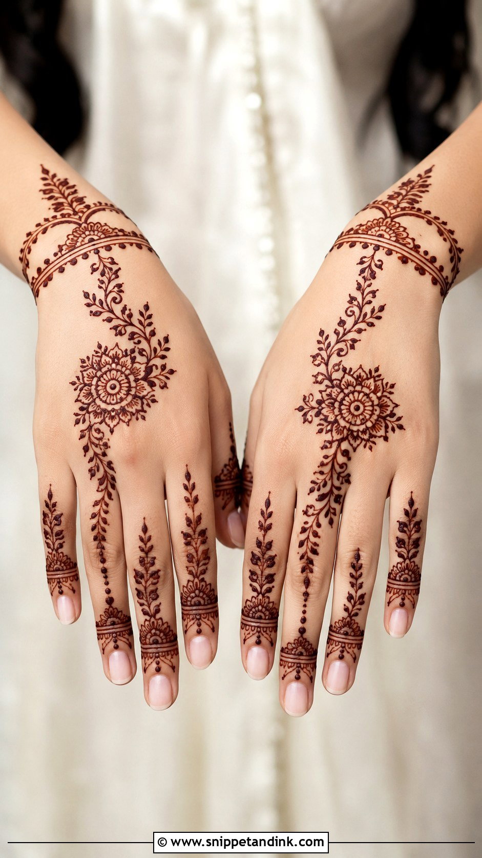 Engagement Mehndi Design For Guests - Snippet and Ink - 30 Unique Engagement Mehndi Designs