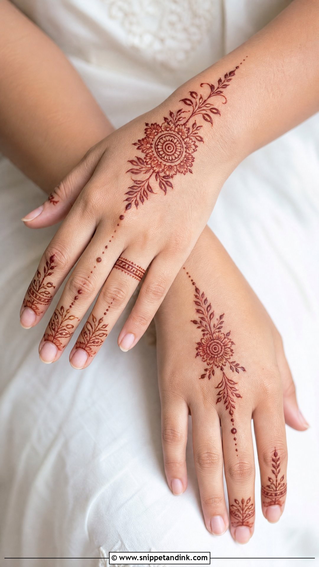 Engagement Mehndi Design For Ring Finger - Snippet and Ink - 30 Engagement Mehndi Design Ideas