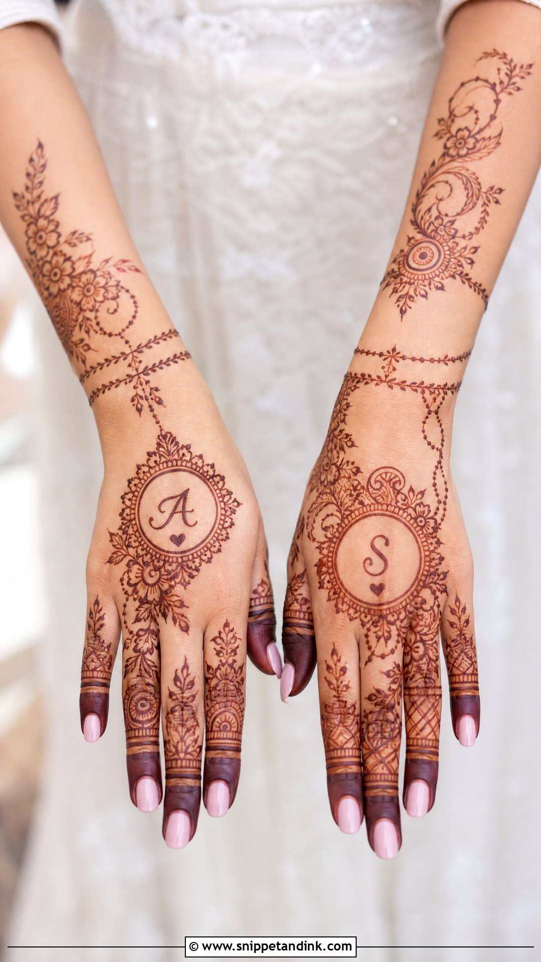 Engagement Mehndi Design - Snippet and Ink - 25 Trending Mehndi Designs 2025
