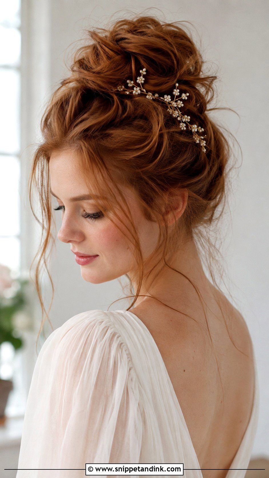 Engagement Messy Bun - Snippet and Ink - 20 Bridal Hairstyles for Engagement