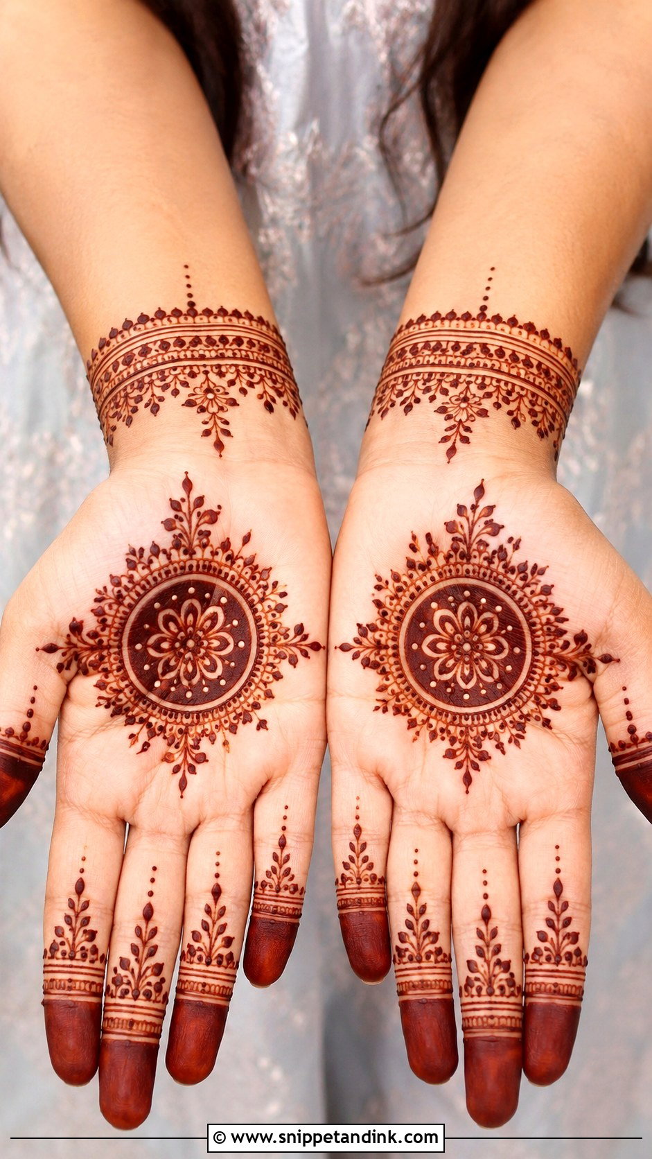 Engagement Tikki Mehndi Design - Snippet and Ink - 35 Tikki Mehndi Design Ideas