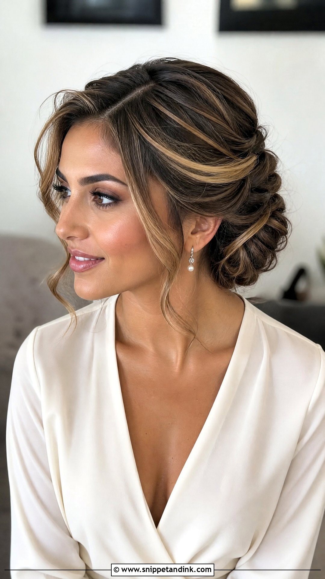 Engagement Twisted Updo - Snippet and Ink - 15 Engagement Updo Hairstyles