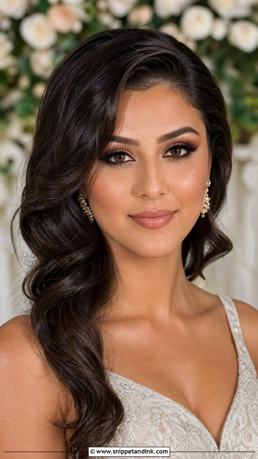 Espresso Bridal Makeup For Brown Eyes - Snippet and Ink - 20 Bridal Glam Makeup for Brown Eyes