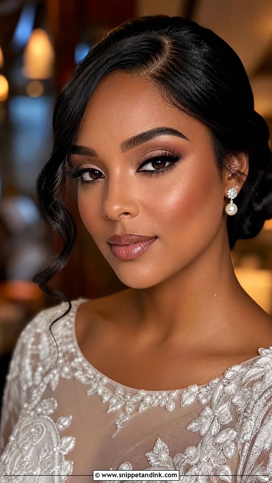 Espresso Bridal Makeup for Brown Eyes - Snippet and Ink - 20 Bridal Wedding Make Up for Brown Eyes