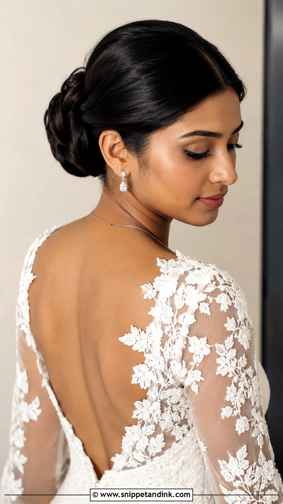Espresso Brown Wedding Hair - Snippet and Ink - 20 Bride Hair Color Ideas