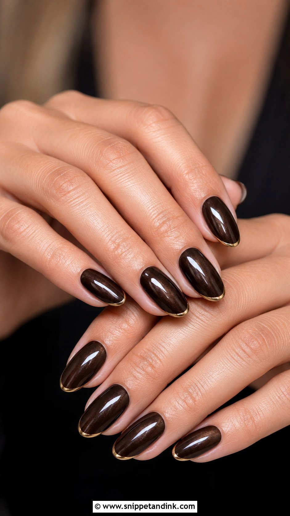 Espresso Brown Wedding Nails - Snippet and Ink - 20 Dark Wedding Nails for Bride
