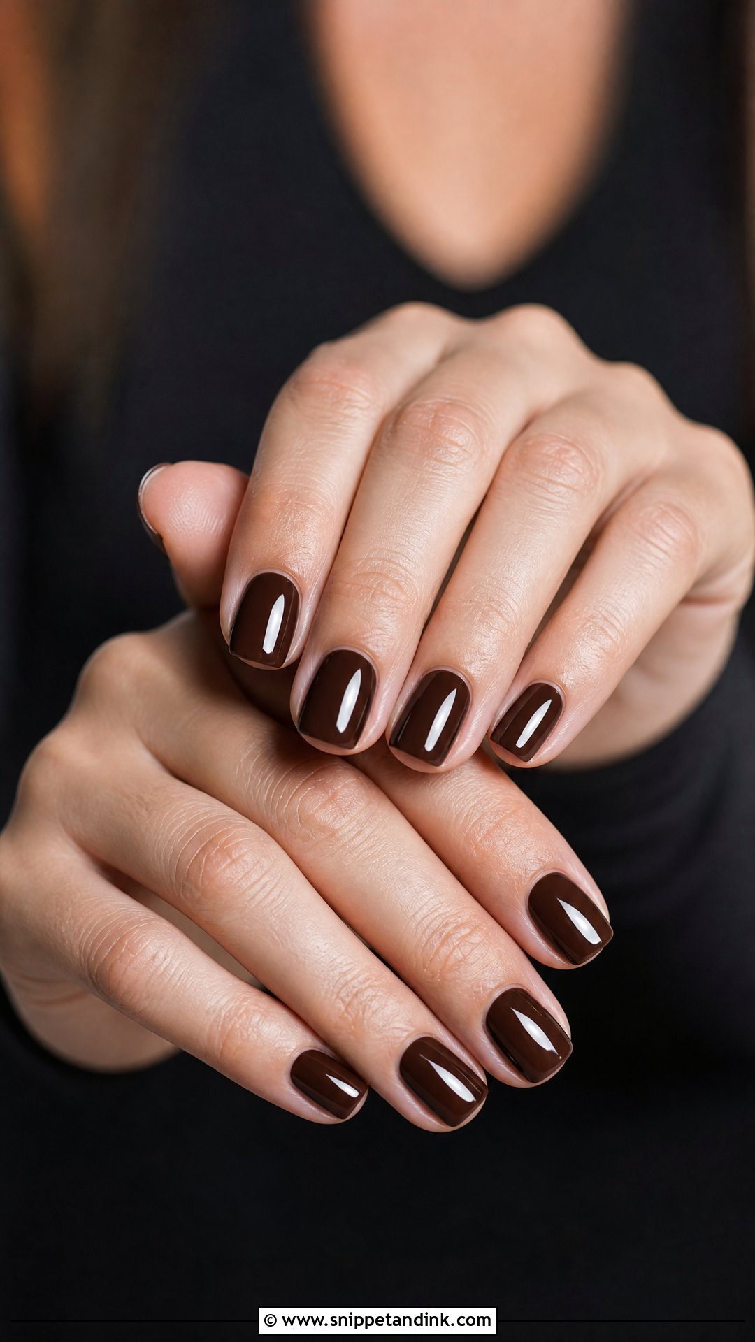 Espresso Brown Wedding Nails - Snippet and Ink - 25 Dark Wedding Nails