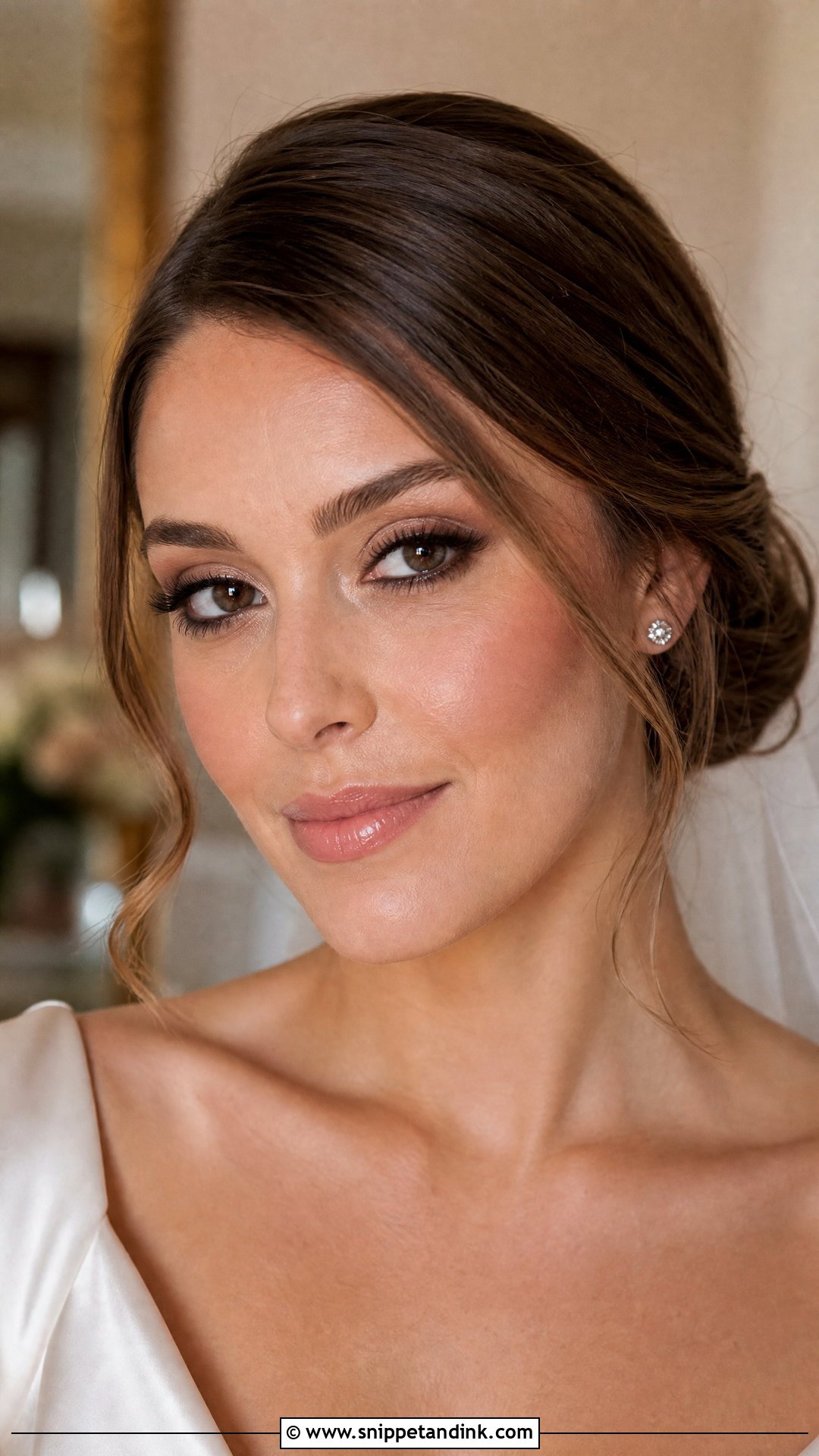Espresso Liner Bridal Makeup - Snippet and Ink - 20 Sultry Bridal Makeup Ideas