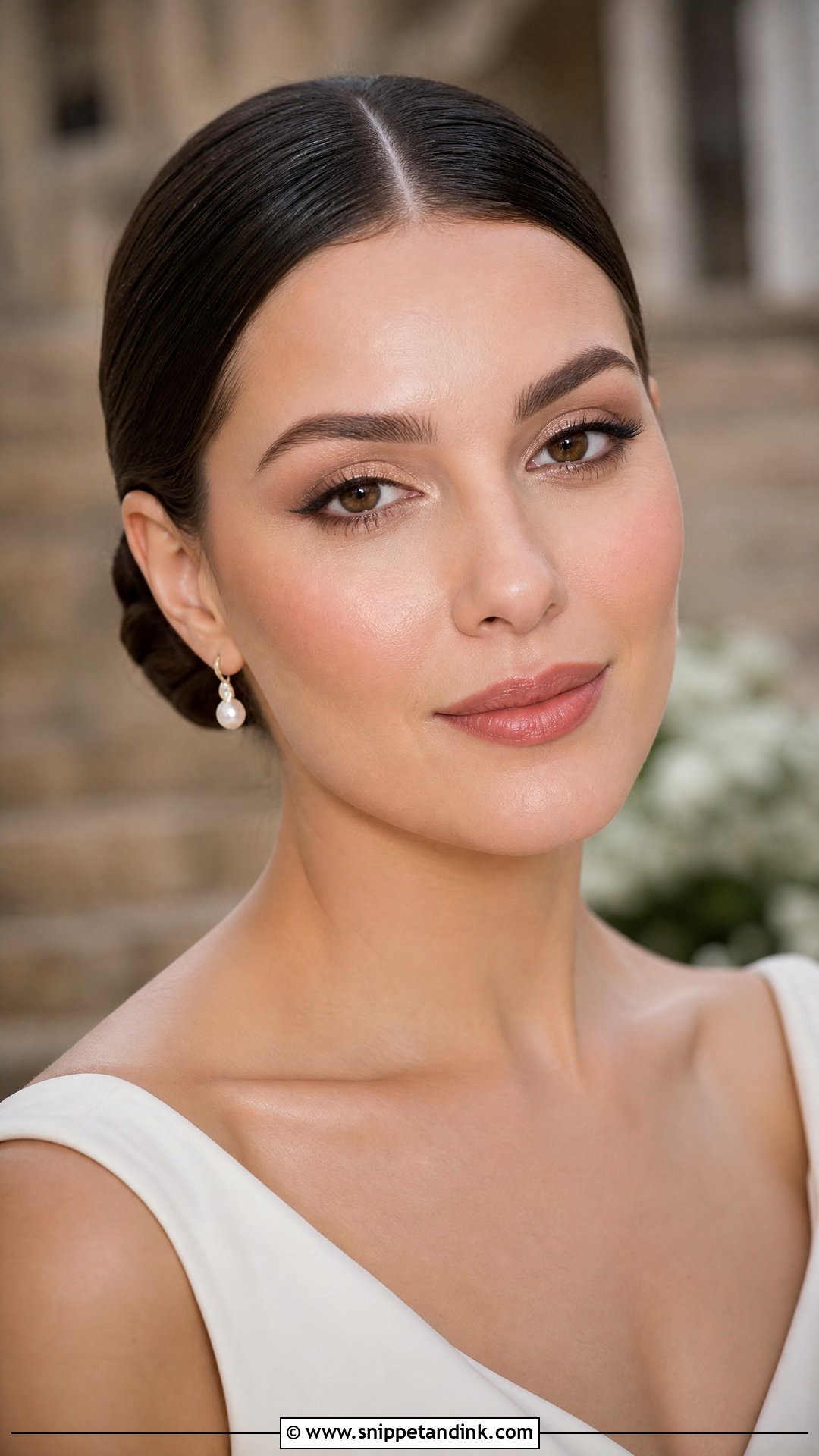 Espresso Liner Brunette Bridal Makeup - Snippet and Ink - 20 Brunette Bridal Makeup Ideas