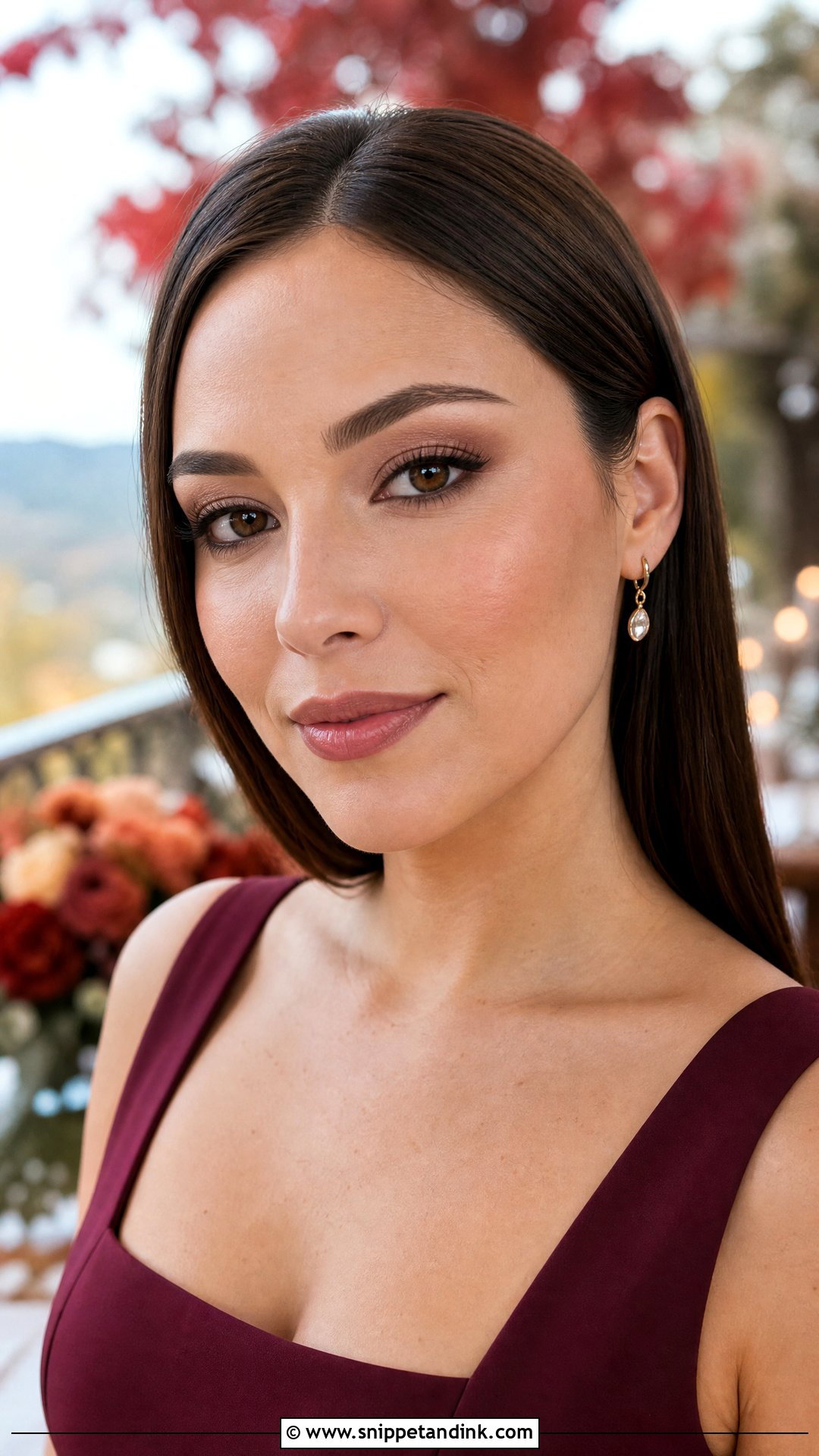 Espresso Liner Fall Bridesmaid Makeup - Snippet and Ink - 20 Fall Wedding Makeup for Bridesmaids