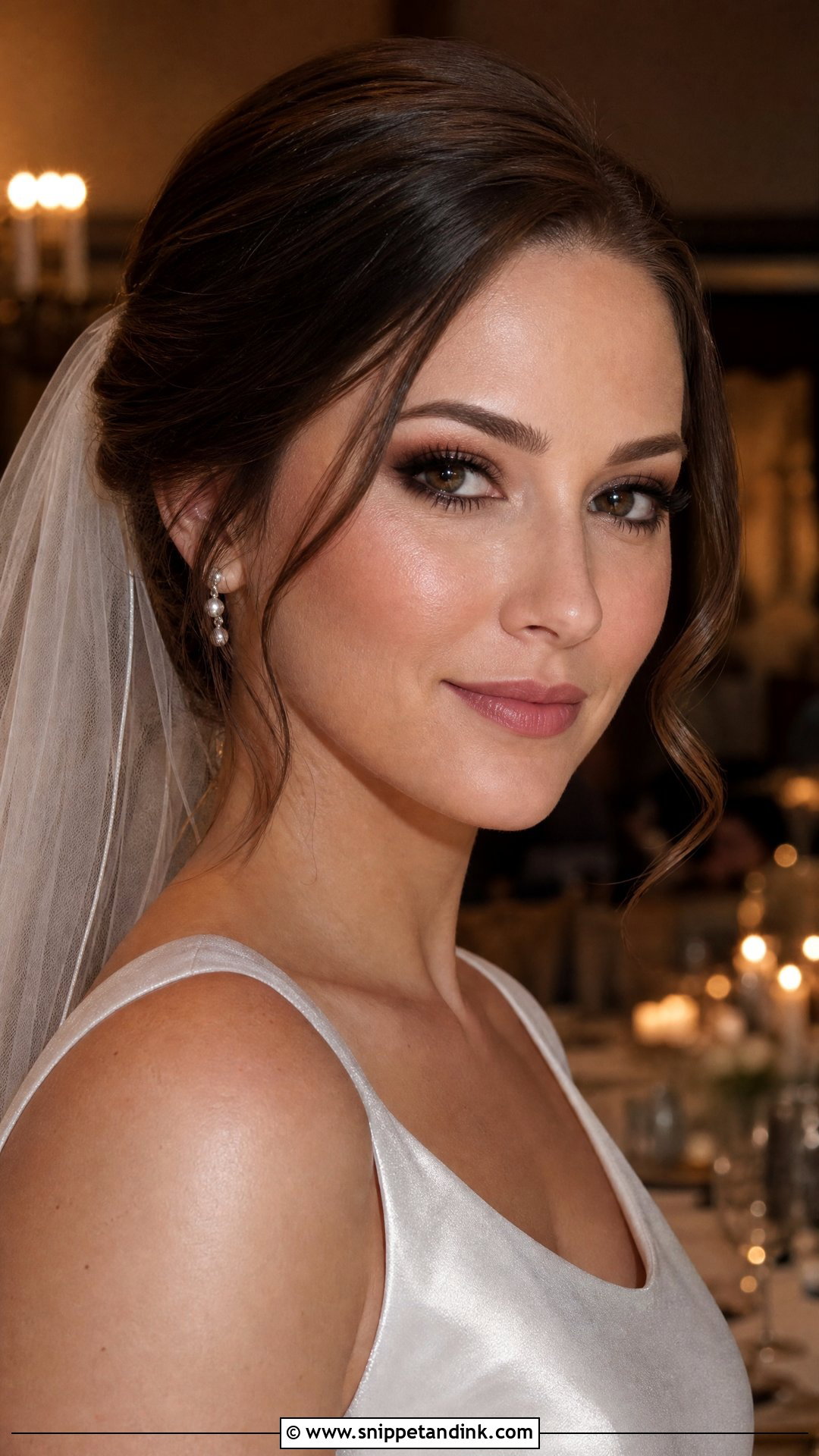 Espresso Smoky Bridal Makeup - Snippet and Ink - 20 Smoky Bridal Makeup Ideas