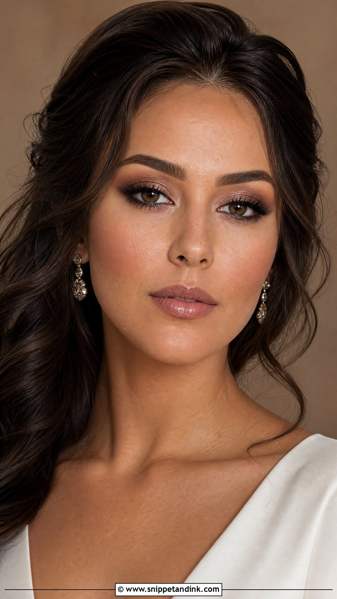 Espresso Wedding Smokey Eye - Snippet and Ink - 20 Wedding Smokey Eye Ideas