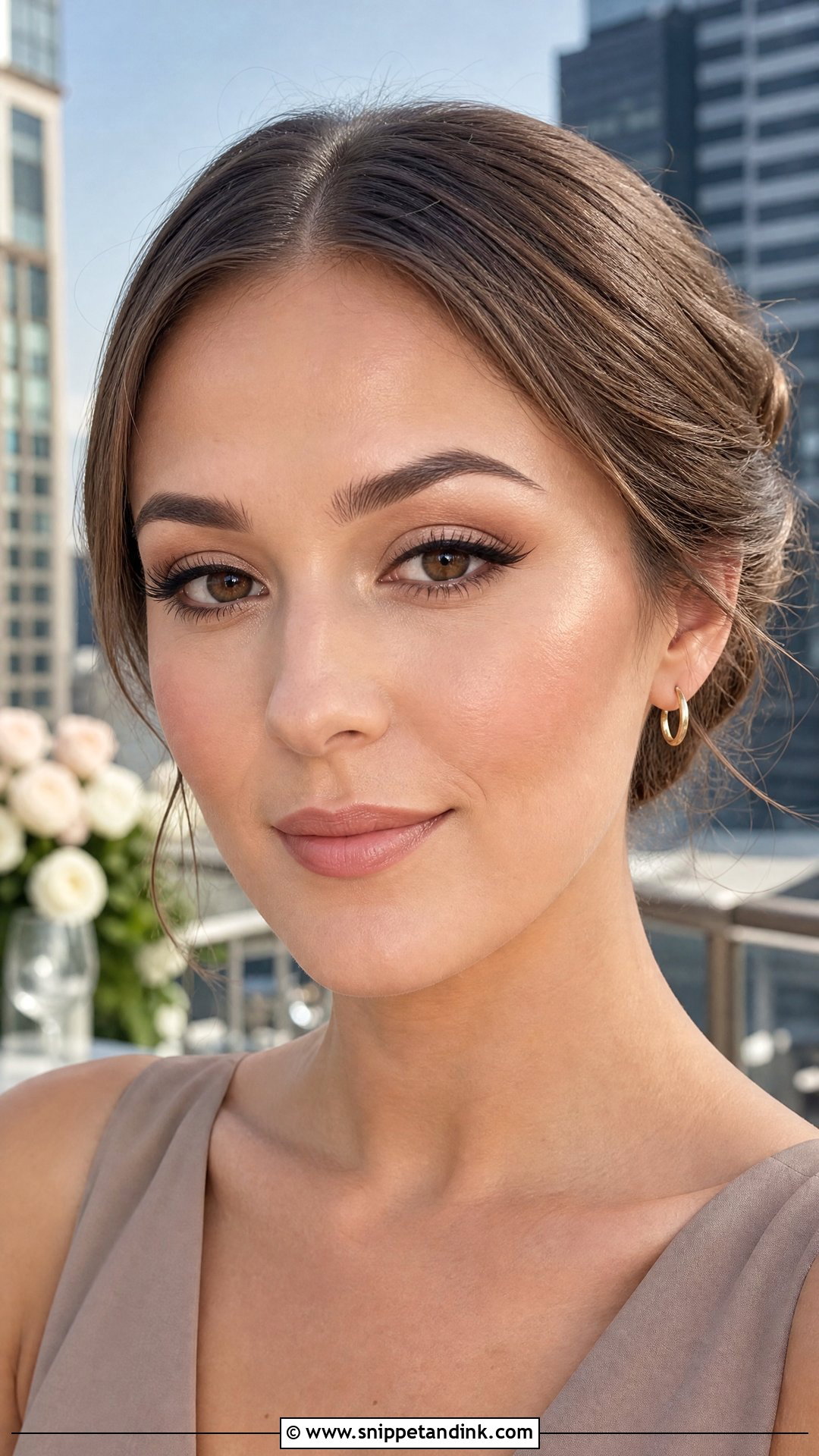 Espresso Wing Bridesmaid Makeup for Brown Eyes - Snippet and Ink - 20 Bridesmaid Makeup for Brown Eyes Wedding