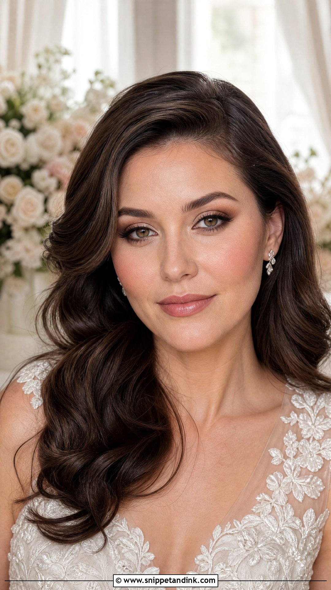 Ethereal Brown Eye Wedding Makeup - Snippet and Ink - 25 Ethereal Wedding Makeup Ideas