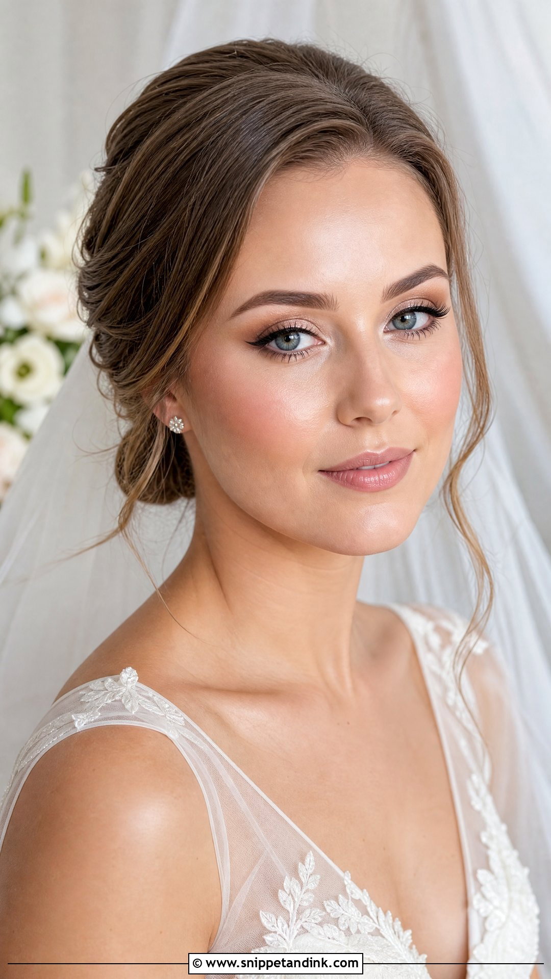 Ethereal Hooded Eye Bridal Makeup - Snippet and Ink - 25 Ethereal Wedding Makeup Ideas