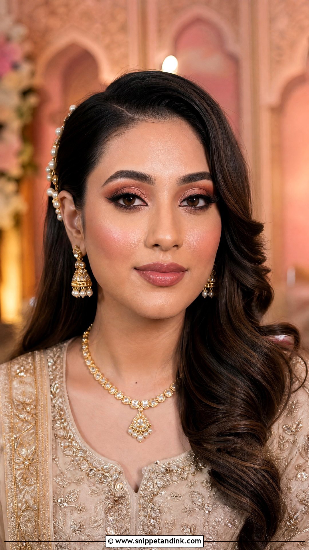 Evening Nikkah Bridal Makeup - Snippet and Ink - 20 Nikkah Bridal Makeup Looks
