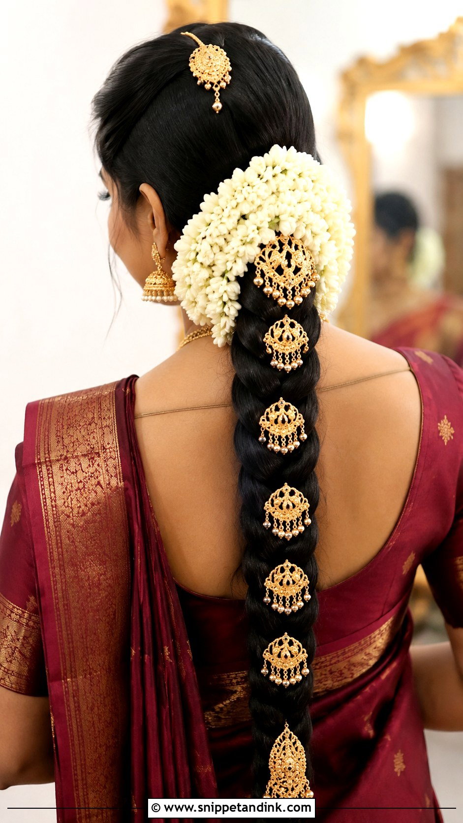 Extension Braid For Short Hair - Snippet and Ink - 25 South Indian Wedding Braids Hairstyles