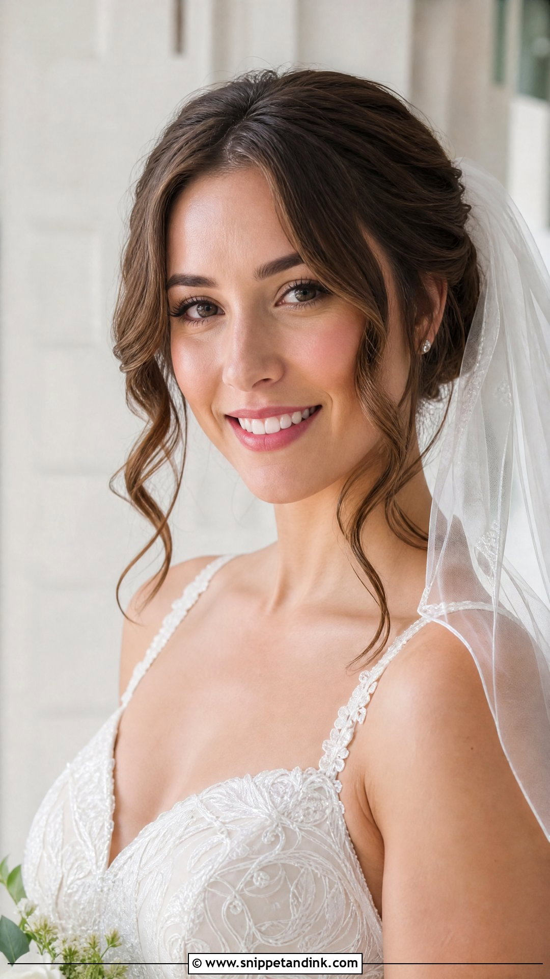 Face Framing Curls for Wedding - Snippet and Ink - 20 Front Hairstyles for Wedding