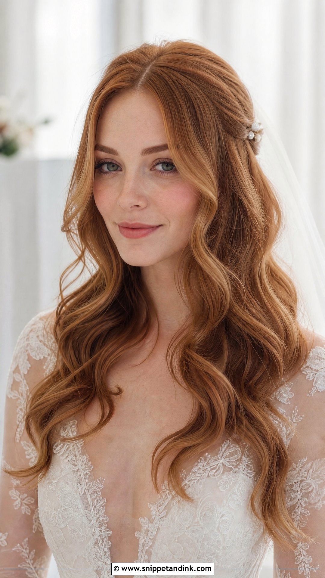 Face Framing Waves Wedding Hairstyle - Snippet and Ink - 20 Trendy Hairstyles for Wedding