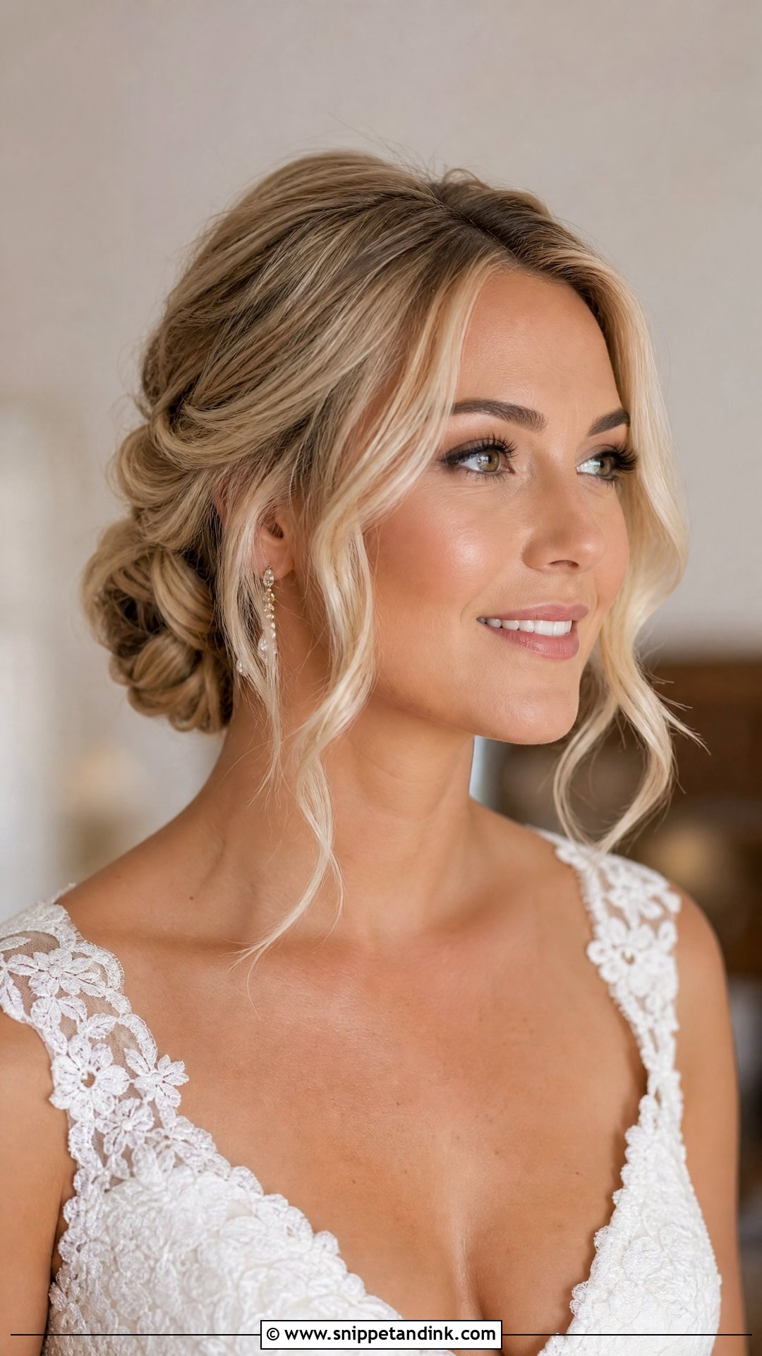 Face Framing Wedding Updo - Snippet and Ink - 15 Classy Wedding Updo Ideas