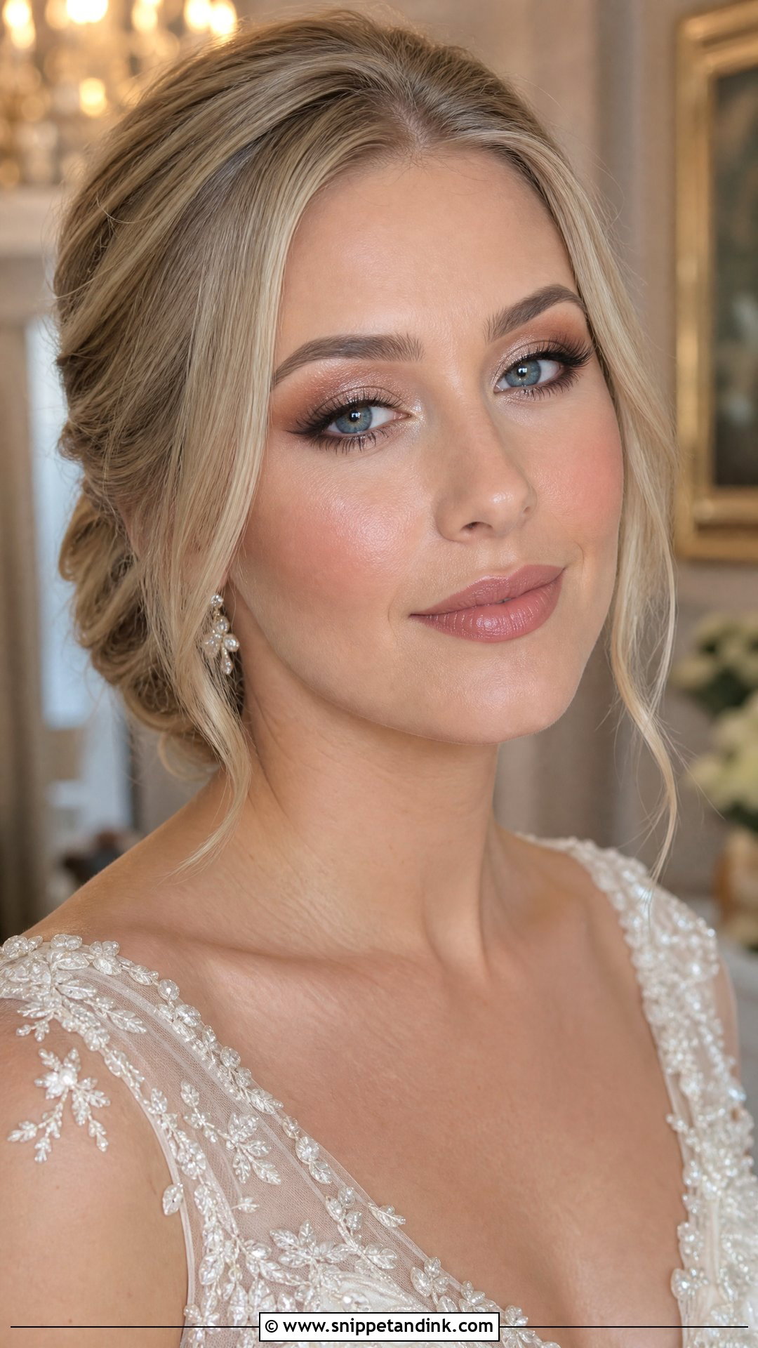 Fair Skin Glam Wedding Makeup - Snippet and Ink - 30 Glam Wedding Makeup Ideas