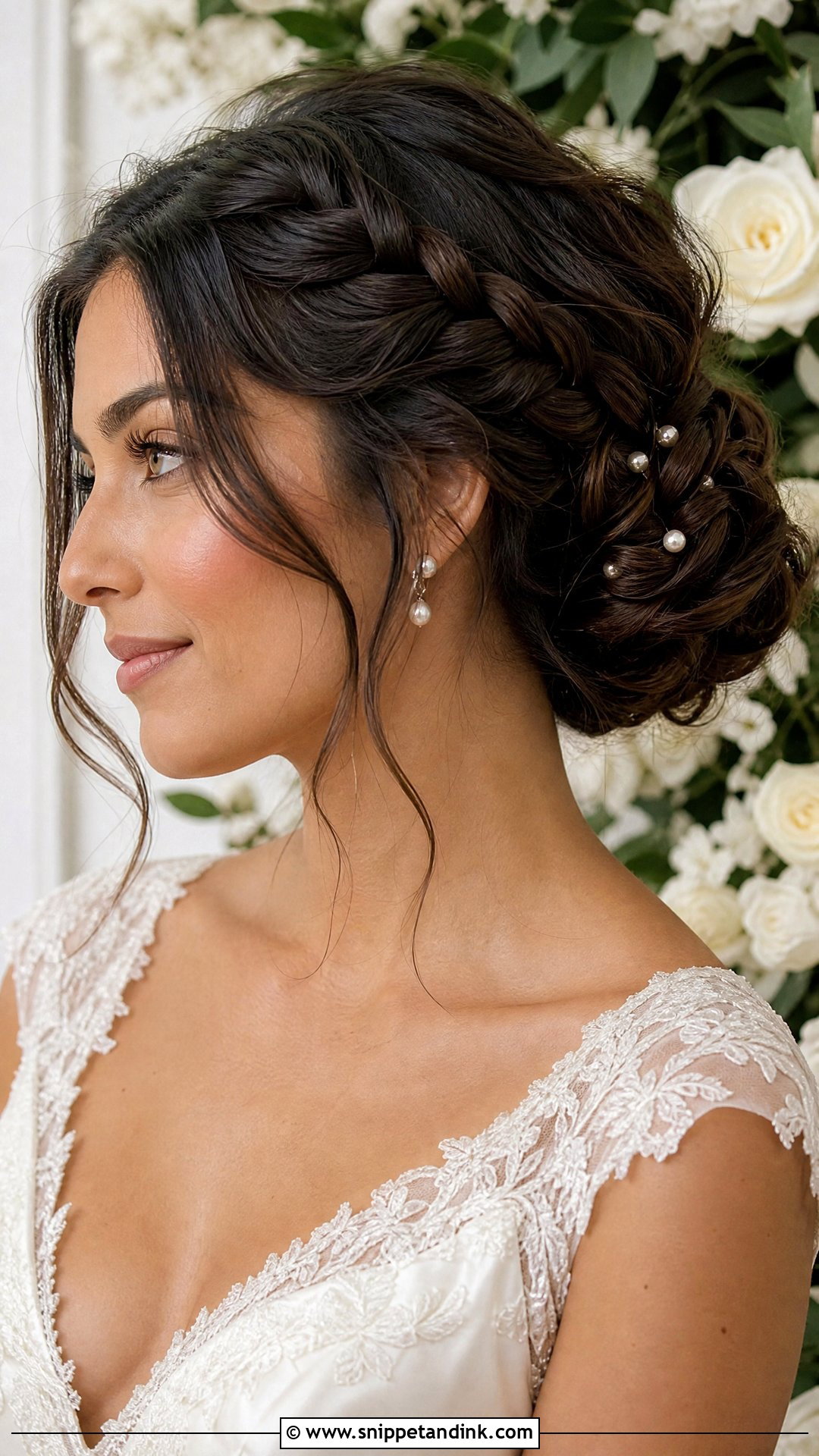 Fairy Bridal Braided Updo - Snippet and Ink - 15 Fairy Bridal Hair Ideas