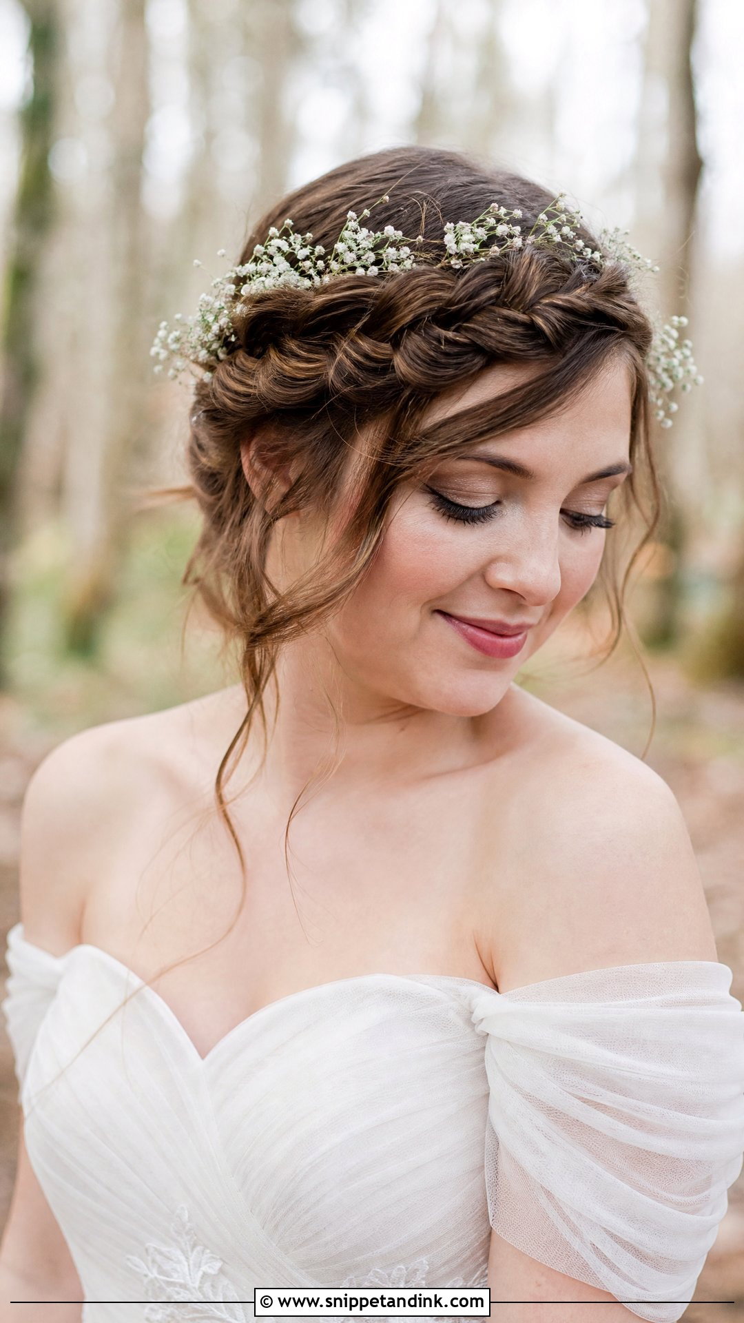 Fairy Bridal Crown Braid - Snippet and Ink - 15 Fairy Bridal Hair Ideas