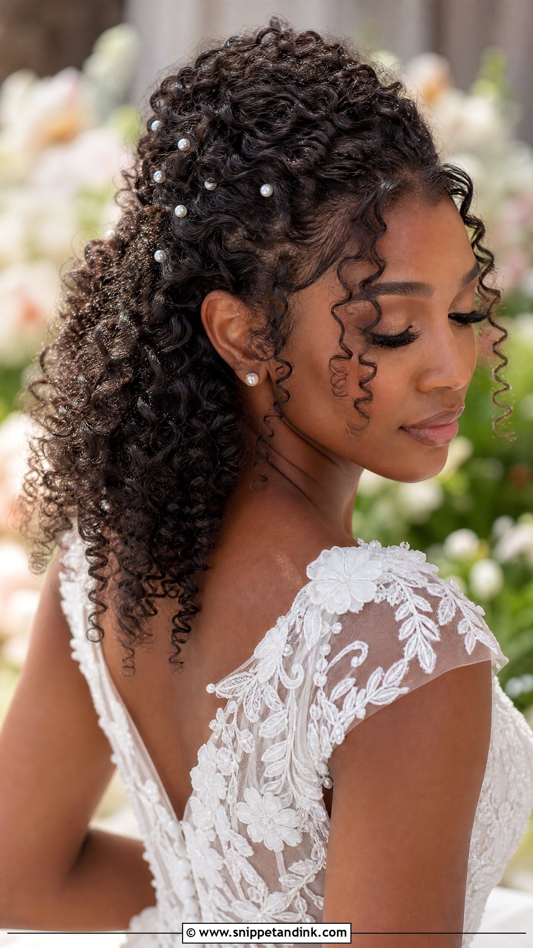 Fairy Bridal Curly Hair - Snippet and Ink - 15 Fairy Bridal Hair Ideas