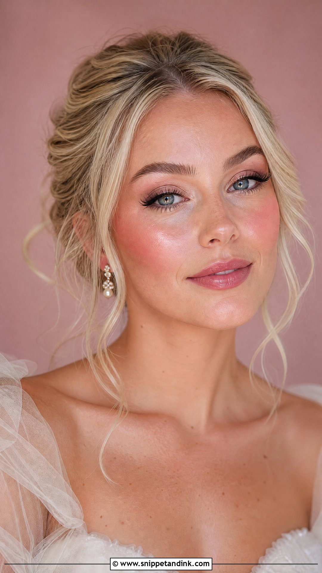 Fairy Bridal Makeup With Blush - Snippet and Ink - 20 Fairy Bridal Makeup Ideas