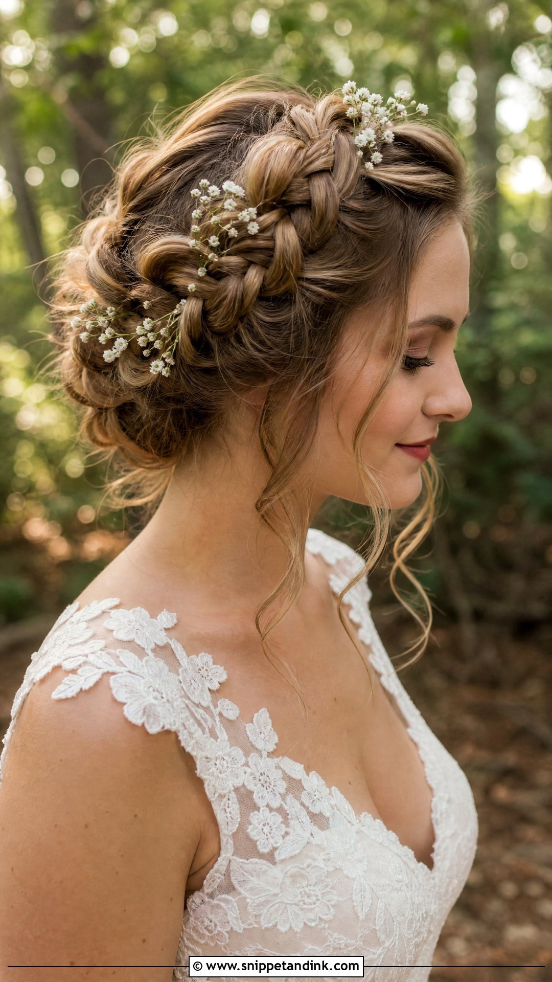 Fairy Bride Braided Crown - Snippet and Ink - 15 Fairy Bride Hair Ideas