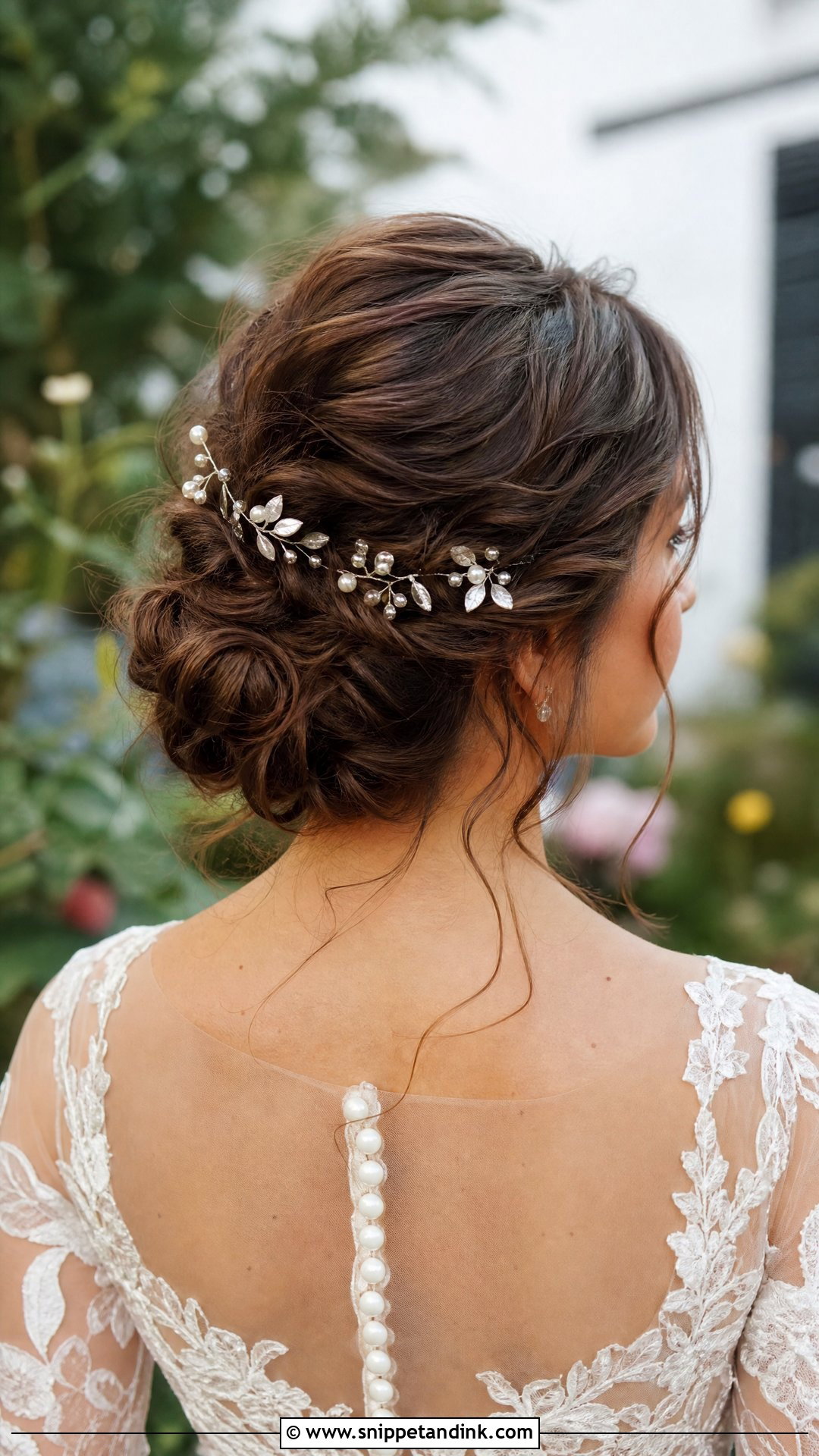Fairy Bride Hair Vine Updo - Snippet and Ink - 15 Fairy Bride Hair Ideas