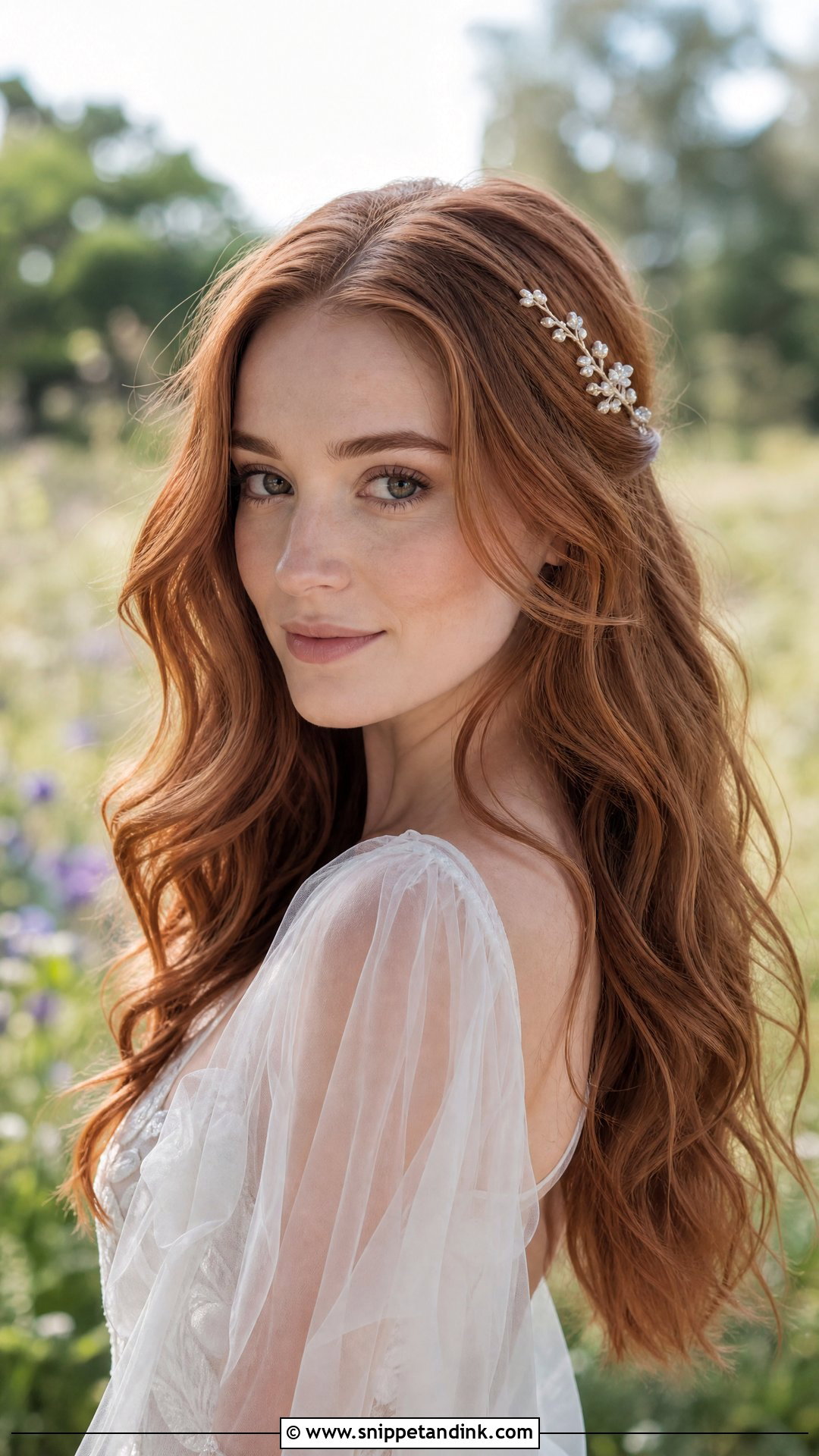 Fairy Bride Loose Waves - Snippet and Ink - 15 Fairy Bride Hair Ideas